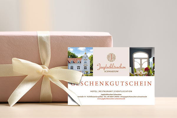 Geschenkgutscheine für Hotel und Restaurant